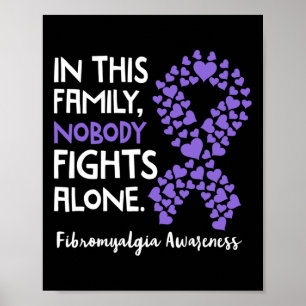 Affiche Dans Cette Famille, Personne ne combat seul - Fibr