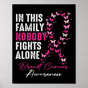 Affiche Dans Cette Famille, Personne Ne Lutte Seul Cancer