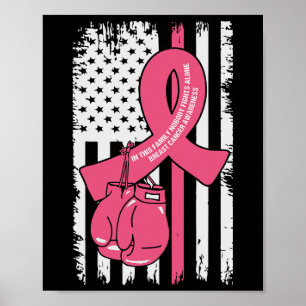 Affiche Dans Cette Famille, Personne Ne Lutte Seul Cancer