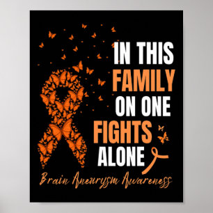 Affiche Dans cette famille personne ne se bat seul Anévris