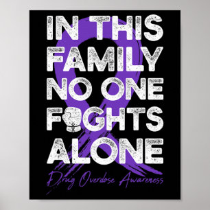 Affiche Dans cette famille personne ne se bat seul Wa Surd