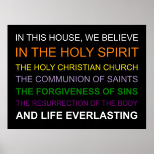 Affiche Dans cette maison, nous croyons