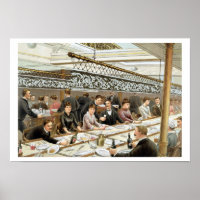 Dans la baie, Diner Heure - Une houle de l'océan o