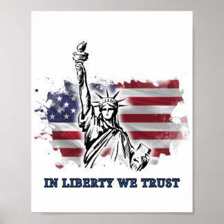 Affiche Dans la liberté, nous avons confiance