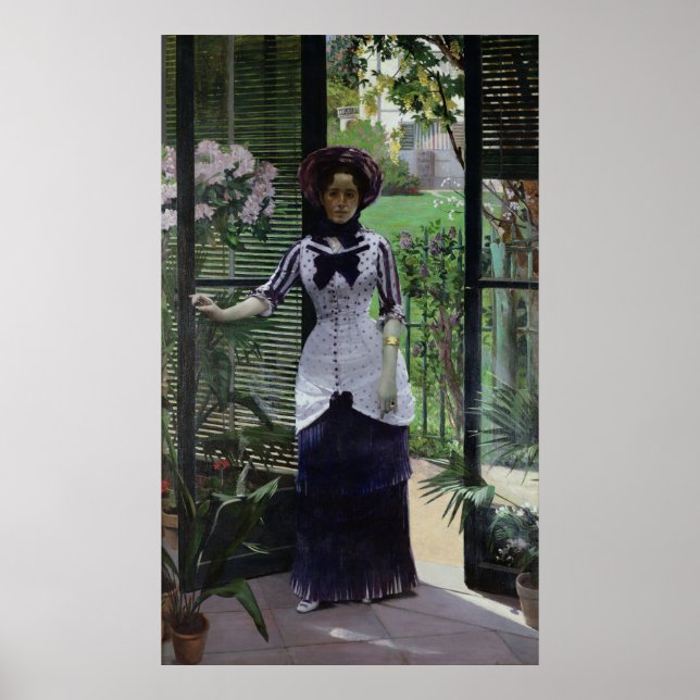 Affiche Dans la serre, 1881 (Devant)