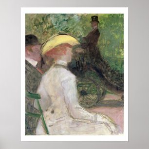 Affiche Dans le bois de Boulogne, 1901 (huile sur toile)