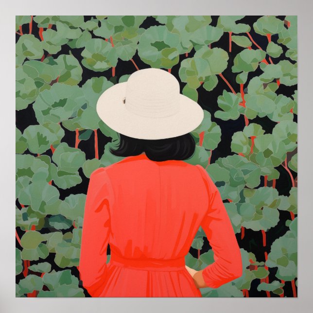 Affiche Dans le jardin (Devant)