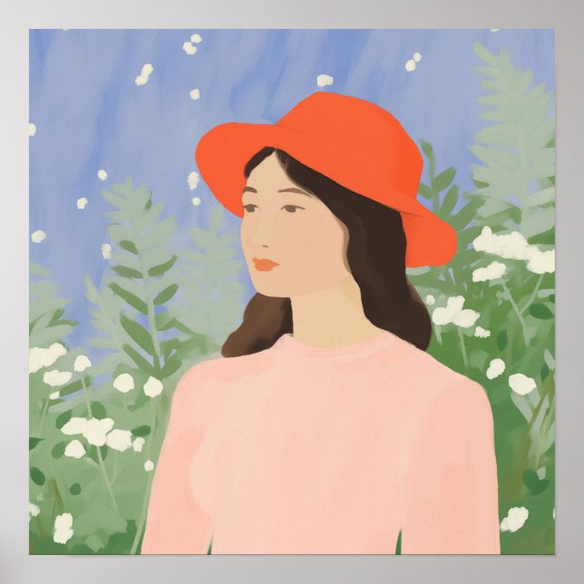 Affiche Dans le jardin (Devant)