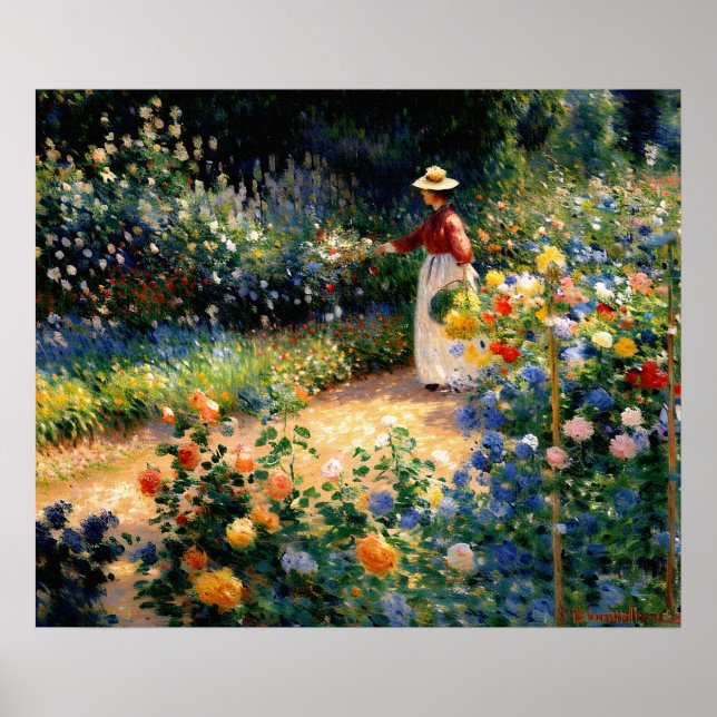 Affiche Dans le jardin (Devant)