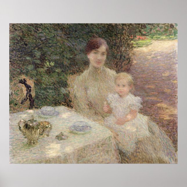 Affiche Dans le jardin, 1904 (Devant)