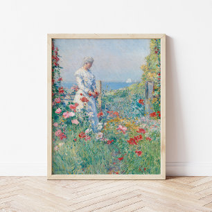 Affiche Dans le jardin   Childe Hassam