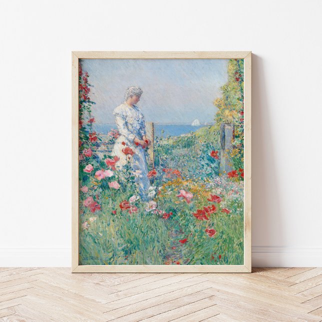 Affiche Dans le jardin | Childe Hassam (Créateur téléchargé)