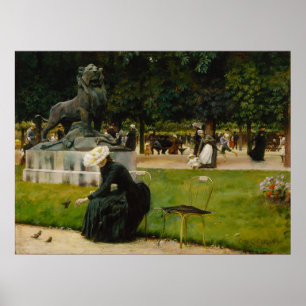 Affiche Dans le jardin du Luxembourg