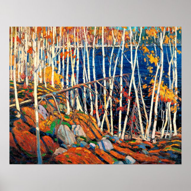 Affiche Dans le Northland, les beaux-arts de Tom Thomson, (Devant)