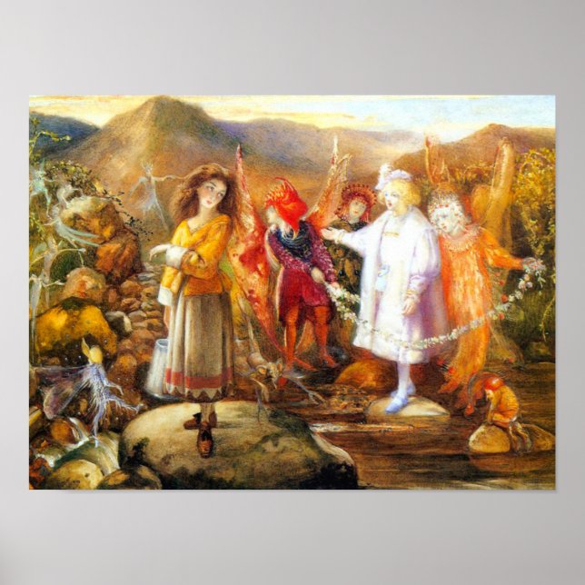 Affiche Dans le pays des fées John Anster Fitzgerald (Devant)