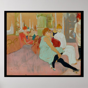 Affiche Dans le salon au DES Moulins de rue, 1894