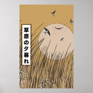 Affiche Dans les prairies