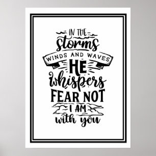 Affiche Dans les tempêtes Vents et Vagues