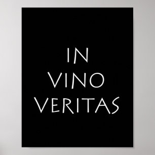 Affiche Dans les veritas vino