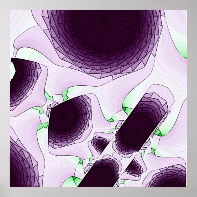 Affiche Dans l'ombre de la couleur Violet (Devant)