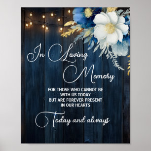 Affiche Dans Love Memory String Lumière Floral Memorial
