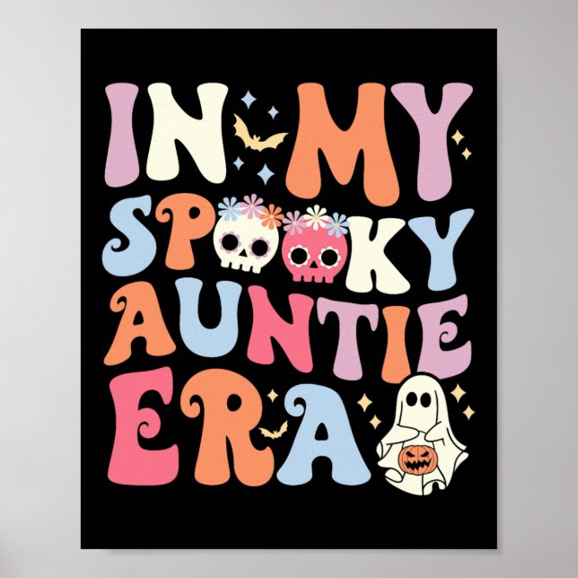 Affiche Dans Ma Tante Éffrayante Époque Halloween Super cu (Devant)