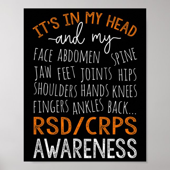 Affiche Dans Ma Tête Et Mon Corps Guerrier Rsd Crps Sensib (Devant)