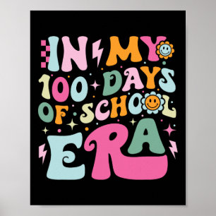 Affiche Dans Mes 100 Jours De L'Ère De L'École 100E Jour E