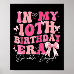 Affiche Dans mon 10e anniversaire Era Double chiffres Coqu