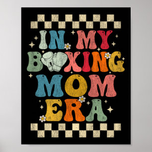 Affiche Dans Mon Boxe Maman Era Retro Super Boxe Fonds Cad