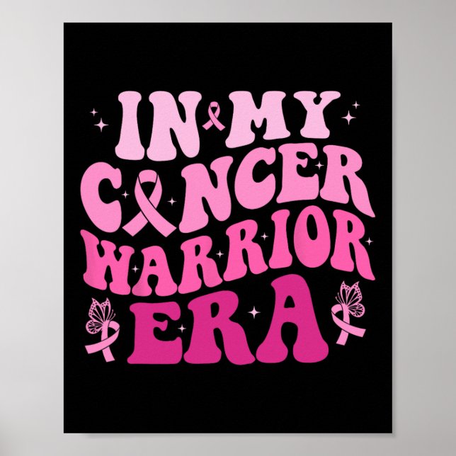 Affiche Dans mon cancer guerrier de l'ère de la lutte cont (Devant)