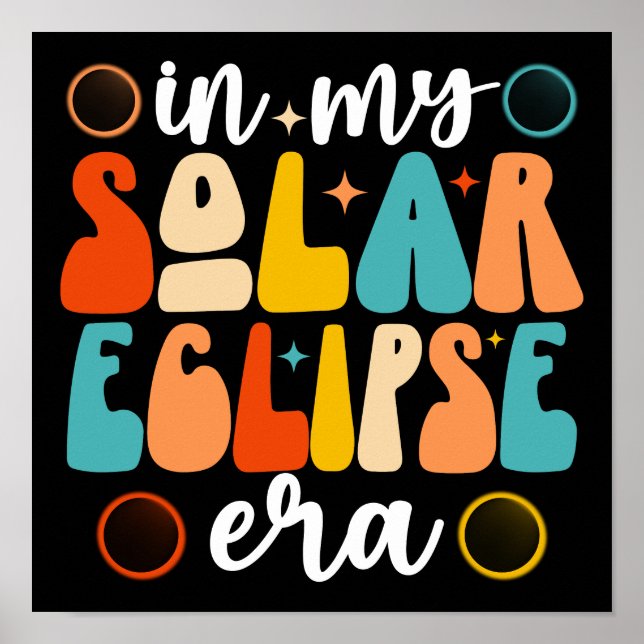 Affiche Dans Mon Éclipse Solaire Époque Total Éclipse Sola (Devant)