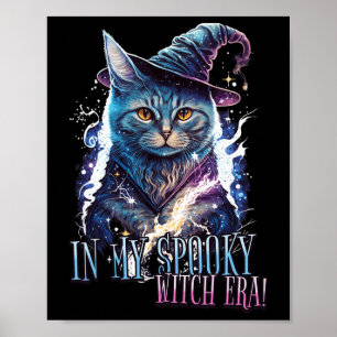 Affiche Dans Mon Éffrayant Costume Chat Halloween Era 2023