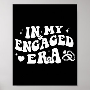Affiche Dans Mon Époque Engagée Retro Mariée Bachelorette