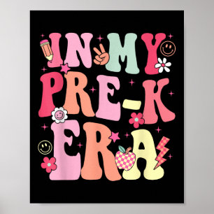 Affiche Dans Mon Époque Prék Mignonne Enseignant Kid Retou