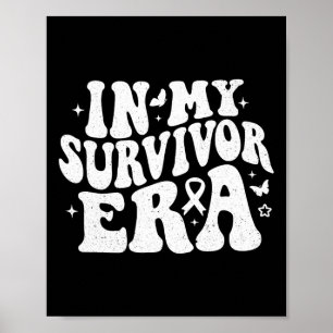 Affiche Dans Mon Époque Survivante Pink Ribbon Cancer du S
