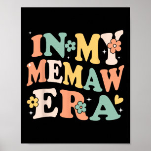 Affiche Dans Mon Ere De Mémo Drôle Sarcastique Super Retro