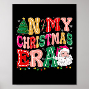 Affiche Dans Mon ère de Noël Mignonne Noël Vacances Super