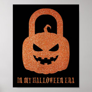 Affiche Dans mon ère d'Halloween, citrouille Show girl Drô
