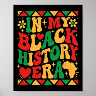 Affiche Dans mon ère d'histoire noire Mois de l'histoire n