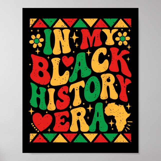 Affiche Dans mon ère d'histoire noire Mois de l'histoire n (Devant)
