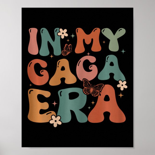 Affiche Dans Mon Ere Gaga Anniversaire Gaga Matching Famil (Devant)