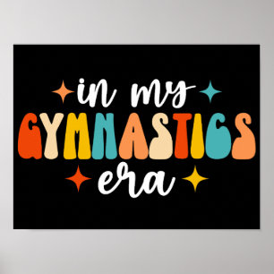 Affiche Dans Mon Ere Gymnastique Retro Super