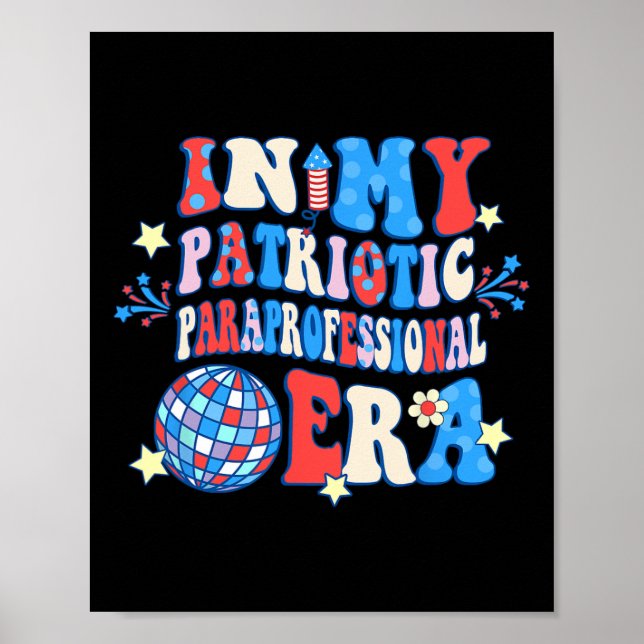 Affiche Dans Mon ère Patriotique Paraprofessionnelle Joyeu (Devant)