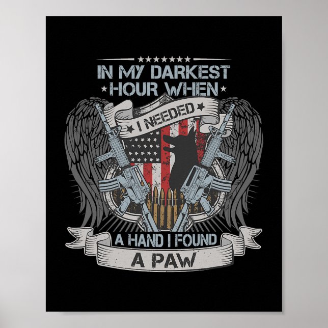 Affiche Dans mon heure la plus sombre, j'avais besoin d'un (Devant)