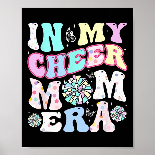 Affiche Dans My Cheer Mom Era Funny Cheerleader Da de la m (Devant)