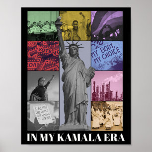 Affiche Dans My Kamala Era Kamala 2024 Era Kamala Harris E