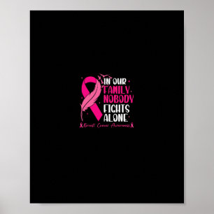 Affiche Dans Notre Famille, Personne ne combat seul - Canc