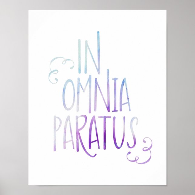 Affiche Dans Omnia Paratus (Devant)