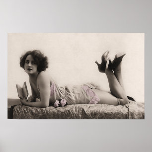 Affiche Dans sa lingerie